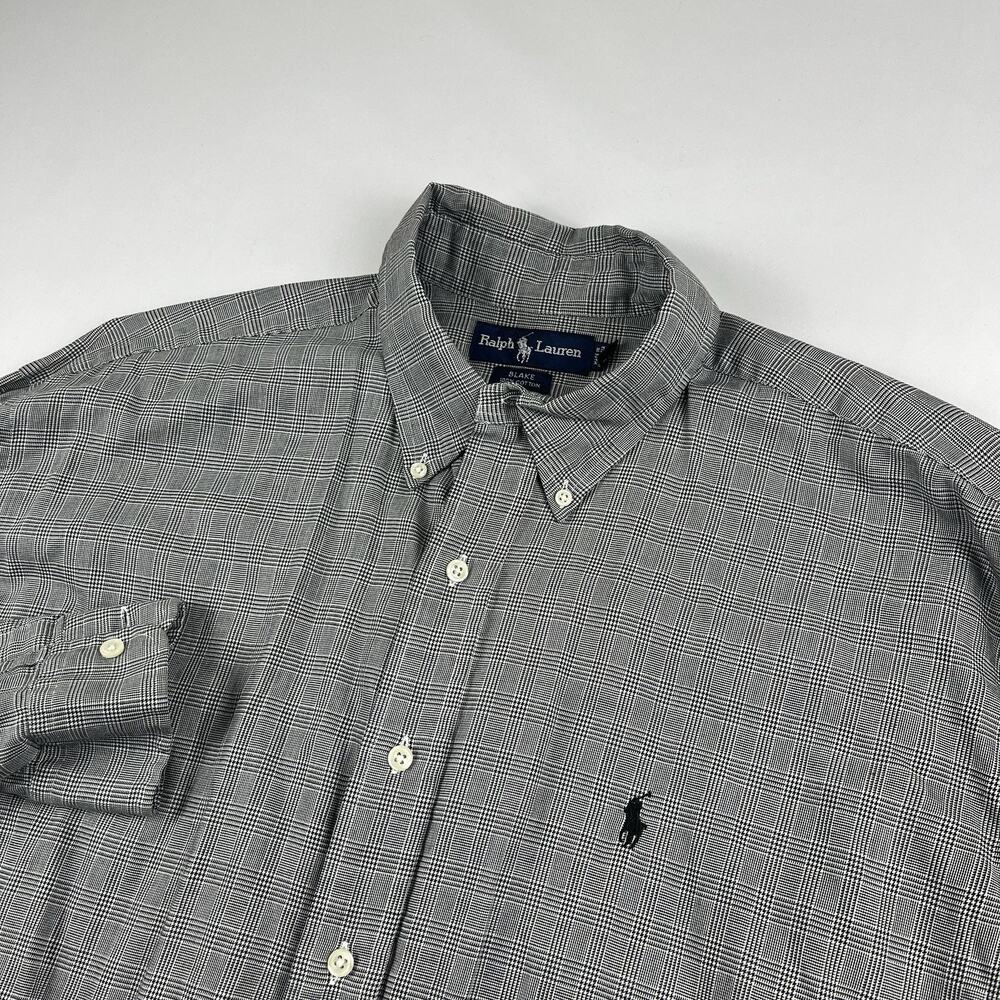Ralph Lauren Blake Men's Button Down Shirt Classic Fit Gingham Check XL